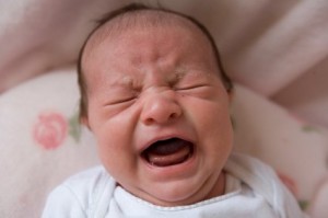 new born crying